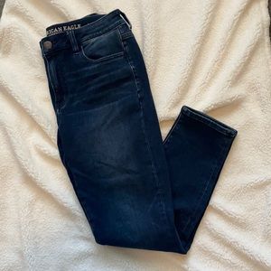 AE Super Super Stretch Hi Rise Jegging Crop Jeans